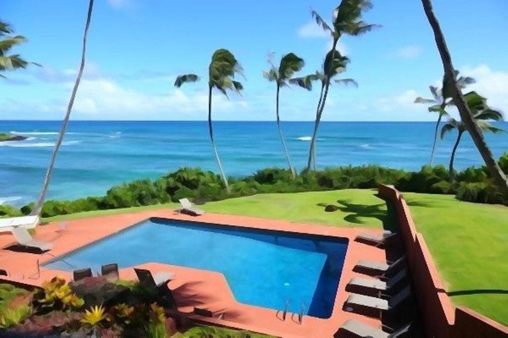 Luxury 2-Story Oceanfront Condo W/ Views & Pool Wailua  Eksteriør bilde